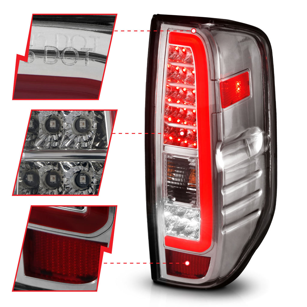 ANZO USA 311445 Tail Light Assembly for Select Nissan Frontier, Nissan NP300 Frontier, Suzuki Equator