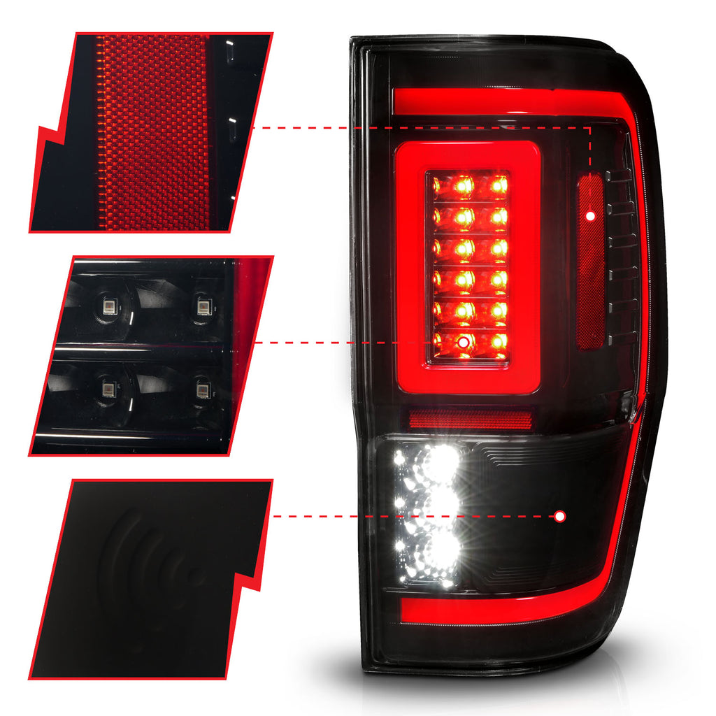 ANZO USA 311447 Tail Light Assembly for Select Ford Ranger