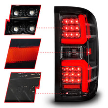 Load image into Gallery viewer, ANZO USA 311450 Tail Light Assembly for Select Chevrolet Silverado 1500, Chevrolet Silverado HD, Chevrolet Silverado HD, GMC Sierra HD