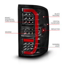 Load image into Gallery viewer, ANZO USA 311464 Tail Light Assembly for Select GMC Sierra 1500, GMC Sierra Limited, GMC Sierra HD, GMC Sierra HD