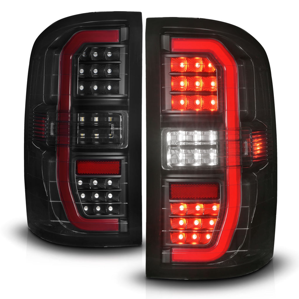 ANZO USA 311465 Tail Light Assembly for Select GMC Sierra 1500, GMC Sierra Limited, GMC Sierra HD, GMC Sierra HD