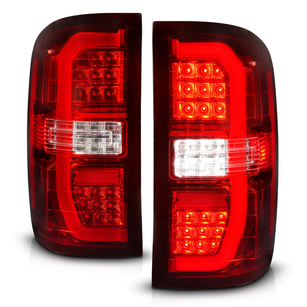 ANZO USA 311466 Tail Light Assembly for Select GMC Sierra 1500, GMC Sierra Limited, GMC Sierra HD, GMC Sierra HD