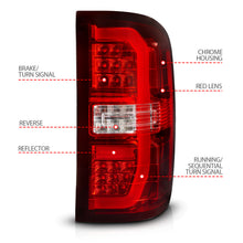 Load image into Gallery viewer, ANZO USA 311466 Tail Light Assembly for Select GMC Sierra 1500, GMC Sierra Limited, GMC Sierra HD, GMC Sierra HD