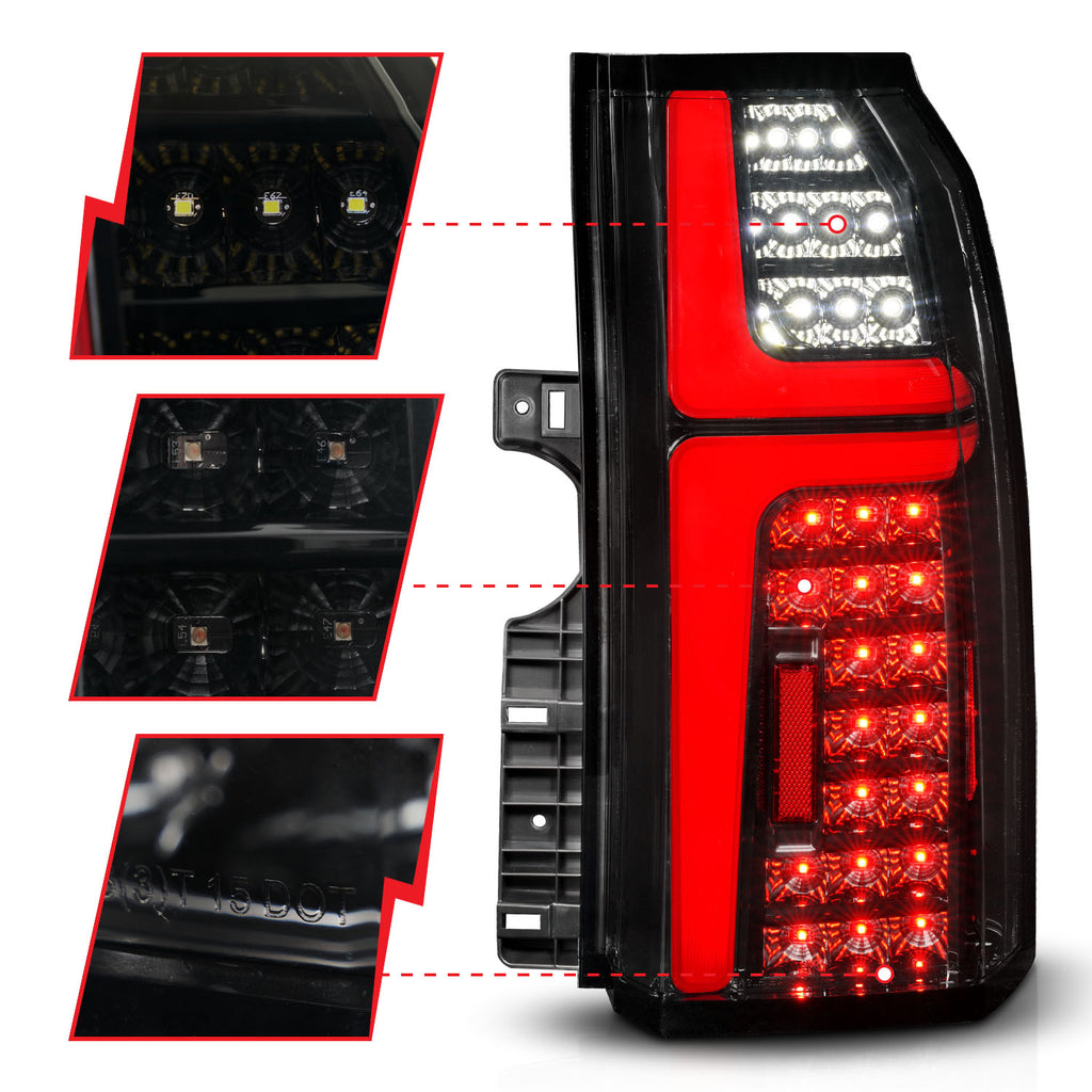 ANZO USA 311468 Tail Light Assembly for Select Chevrolet Suburban, Chevrolet Tahoe