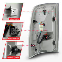 Load image into Gallery viewer, ANZO USA 311469 RAM 1500 09-18, 2500/3500 10-18 LED TAIL LIGHTS BLACK CLEAR LENS W/ SQTL SIGNAL for Select Dodge Ram 1500, Dodge Ram 2500, Dodge Ram 3500, Ram 1500, Ram 2500, Ram
