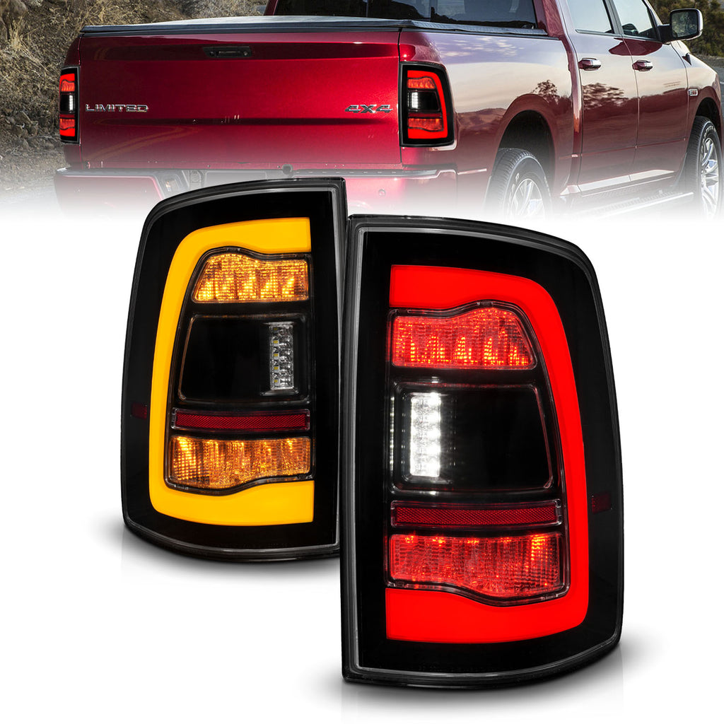 ANZO USA 311472 Tail Light Assembly for Select Dodge Ram 1500, Dodge Ram 2500, Dodge Ram 3500, Ram 1500, Ram Classic, Ram 2500, Ram