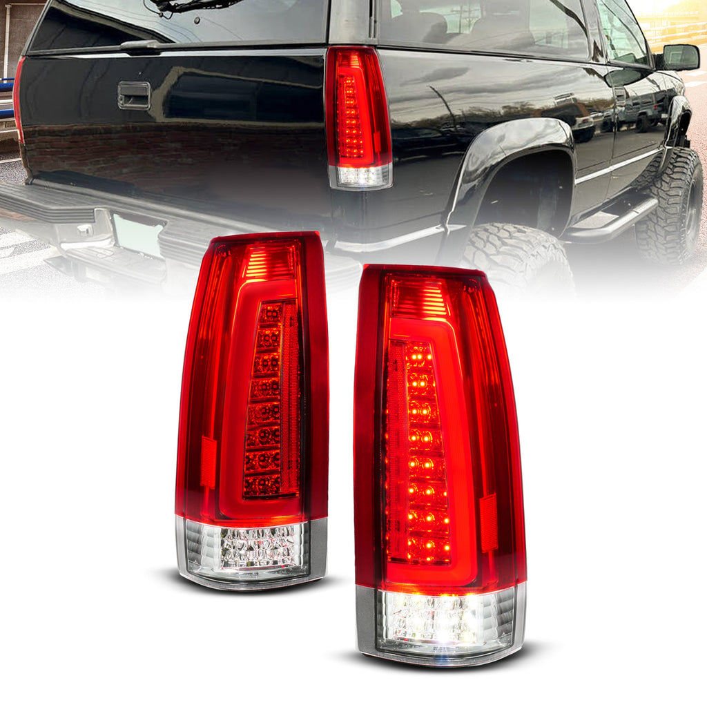 ANZO USA 311484 Tail Light Assembly for Select Cadillac Escalade, Chevrolet Blazer, Chevrolet C1500, Chevrolet C2500, Chevrolet C3500, Chevrolet K1500, Chevrolet K2500, Chevrolet K3500, Chevrolet Suburban, Chevrolet Tahoe, GMC C1500, GMC C2500, GMC