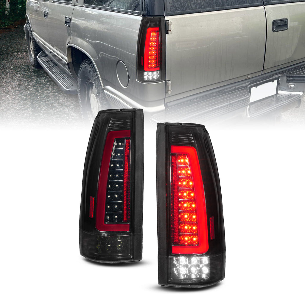 ANZO USA 311486 Tail Light Assembly for Select Cadillac Escalade, Chevrolet Blazer, Chevrolet C1500, Chevrolet C2500, Chevrolet C3500, Chevrolet K1500, Chevrolet K2500, Chevrolet K3500, Chevrolet Suburban, Chevrolet Tahoe, GMC C1500, GMC C2500, GMC
