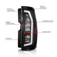 Load image into Gallery viewer, ANZO USA 311487 Tail Light Assembly for Select Chevrolet Suburban 1500, Chevrolet Suburban 2500, Chevrolet Tahoe, GMC Yukon, GMC Yukon XL 1500, GMC Yukon XL