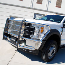 Load image into Gallery viewer, Luverne 311723 LUVERNE 311723 Prowler Max Polished Stainless Grille Guard (No Brackets) for Select Ford F-250 Super Duty, Ford F-350 Super Duty, Ford F-450 Super Duty, Ford F-550 Super Duty