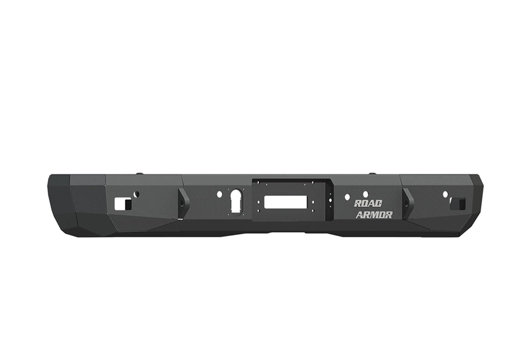 Road Armor 31200B Stealth Winch Rear Bumper for Select Chevrolet Silverado 1500, Chevrolet Silverado HD, Chevrolet Silverado HD, GMC Sierra 1500, GMC Sierra Limited, GMC Sierra HD, GMC Sierra HD