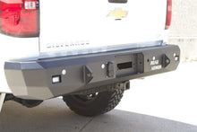 Load image into Gallery viewer, Road Armor 31200B Stealth Winch Rear Bumper for Select Chevrolet Silverado 1500, Chevrolet Silverado HD, Chevrolet Silverado HD, GMC Sierra 1500, GMC Sierra Limited, GMC Sierra HD, GMC Sierra HD