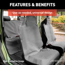 Load image into Gallery viewer, ARIES 3142-18 Seat Defender 58in. x 23in. Removable Waterproof Brown Bucket Seat Cover - Truck Part Superstore