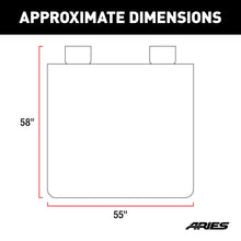 Load image into Gallery viewer, ARIES 3146-09 Seat Defender 58" x 55" Removable Waterproof Black Bench Seat Cover