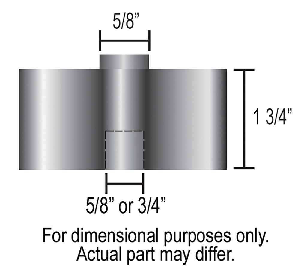Derale 31518 1-3/4" Aluminum Belt Fan Spacer for Select American Motors Ambassador, American Motors Concord, American Motors Eagle, American Motors Gremlin, American Motors Hornet, American Motors Javelin, American Motors Matador, American Motors Pacer,
