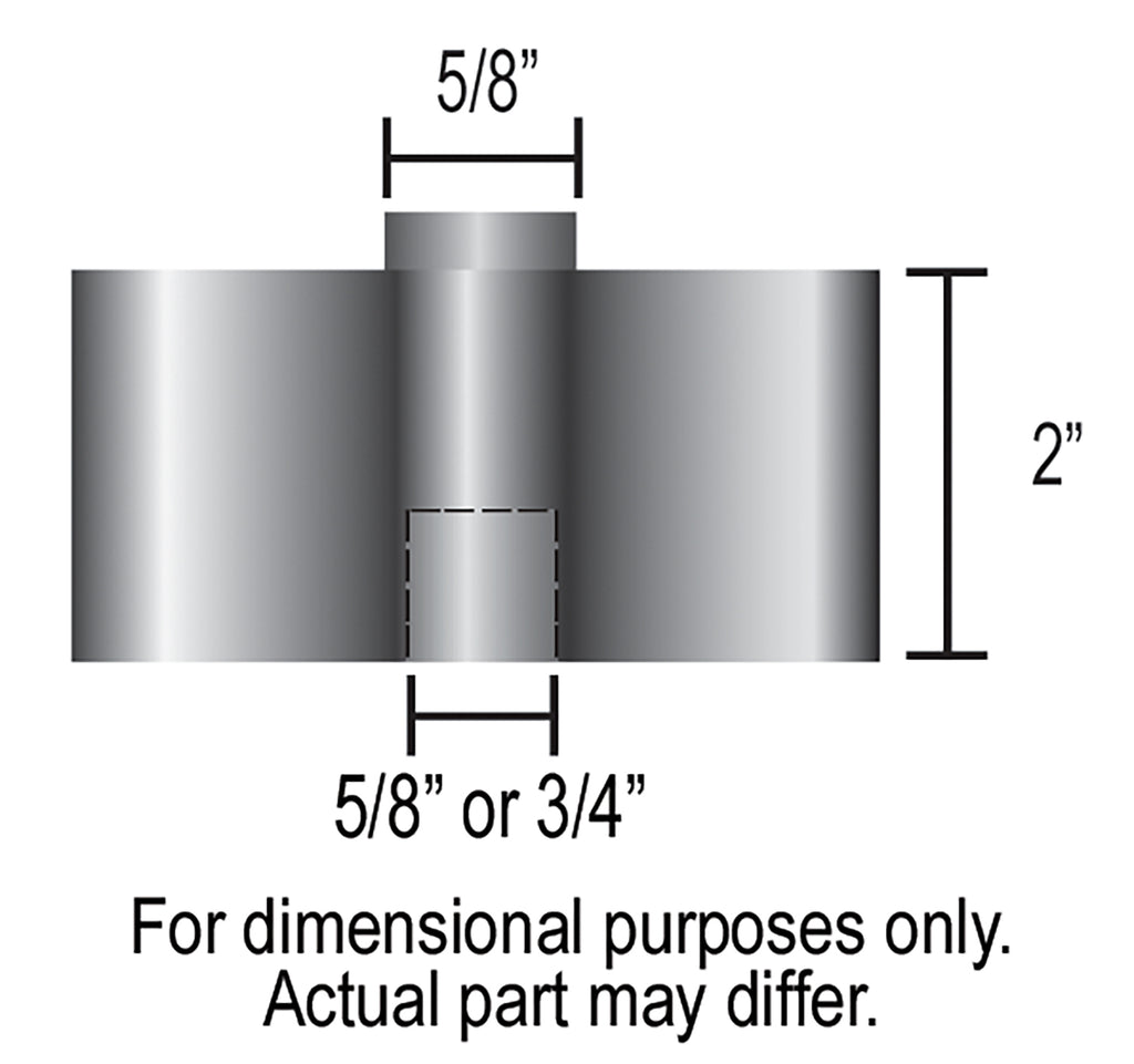 Derale 31520 2" Aluminum Belt Fan Spacer for Select American Motors Ambassador, American Motors Concord, American Motors Eagle, American Motors Gremlin, American Motors Hornet, American Motors Javelin, American Motors Matador, American Motors Pacer,