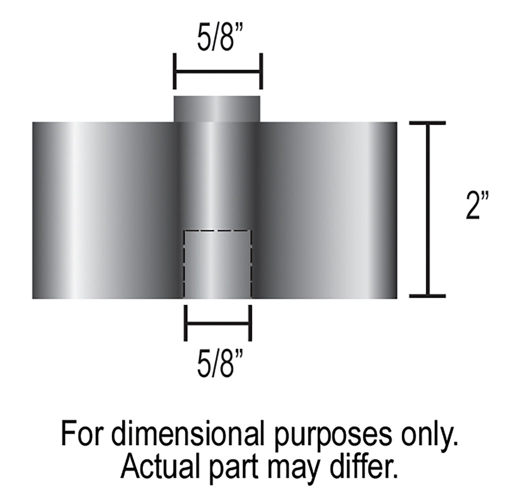 Derale 31521 2" Aluminum Belt Fan Spacer for Select American Motors Ambassador, American Motors Concord, American Motors Eagle, American Motors Gremlin, American Motors Hornet, American Motors Javelin, American Motors Matador, American Motors Pacer,