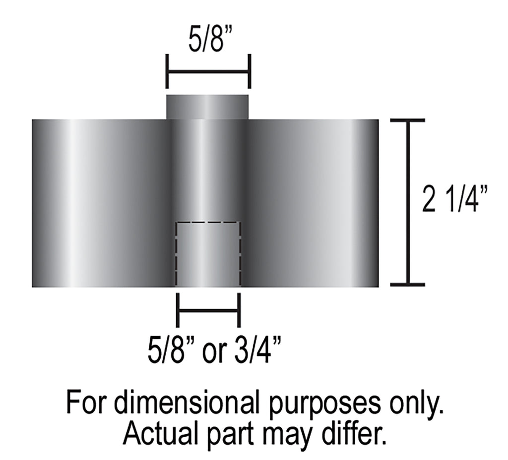 Derale 31540 2-1/4" Aluminum Belt Fan Spacer for Select American Motors Ambassador, American Motors Concord, American Motors Eagle, American Motors Gremlin, American Motors Hornet, American Motors Javelin, American Motors Matador, American Motors Pacer,