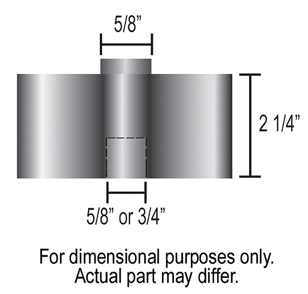 Derale 31547 2-1/4" Aluminum Belt Fan Spacer