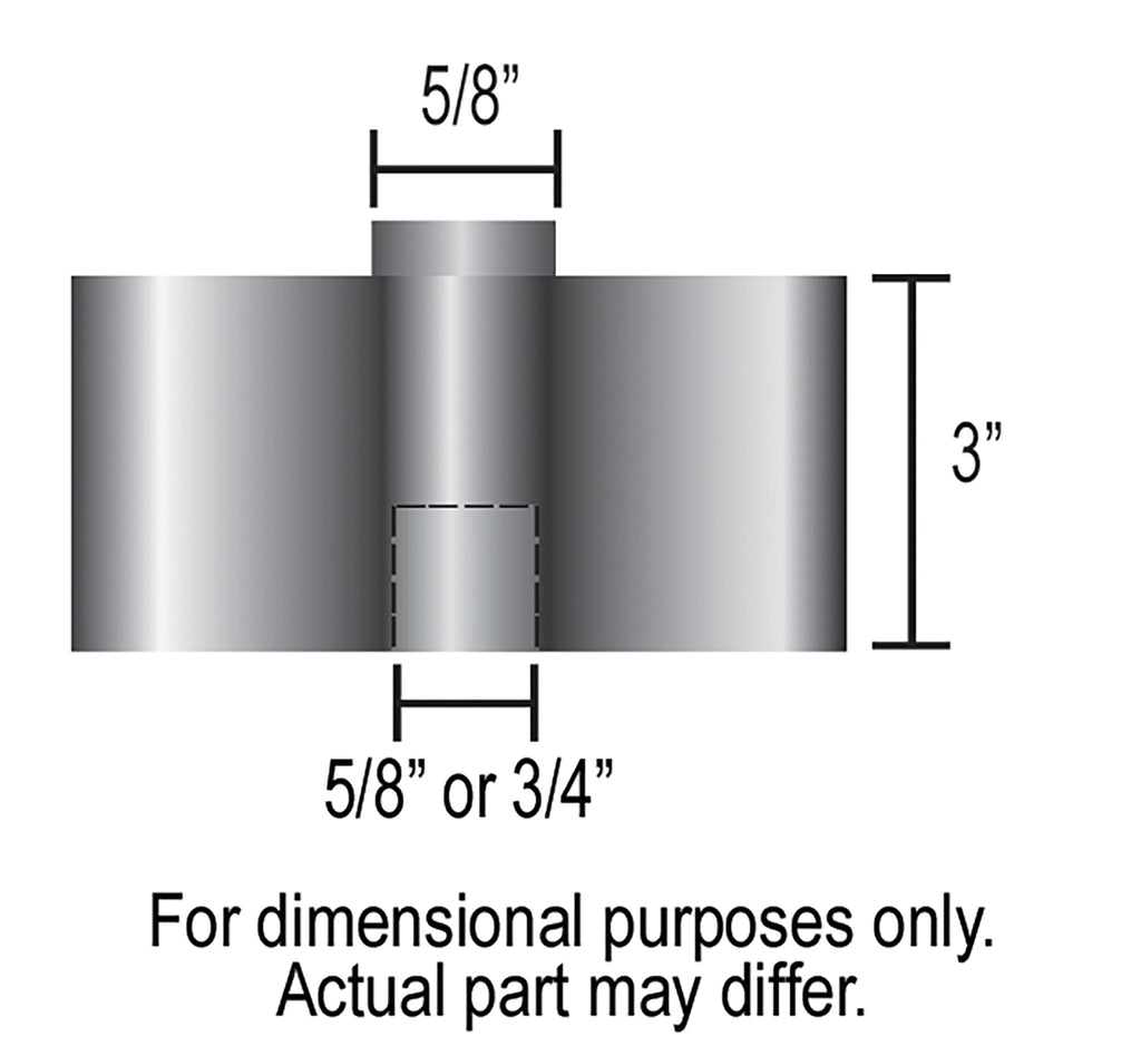 Derale 31552 3" Aluminum Belt Fan Spacer for Select American Motors Ambassador, American Motors Concord, American Motors Eagle, American Motors Gremlin, American Motors Hornet, American Motors Javelin, American Motors Matador, American Motors Pacer,