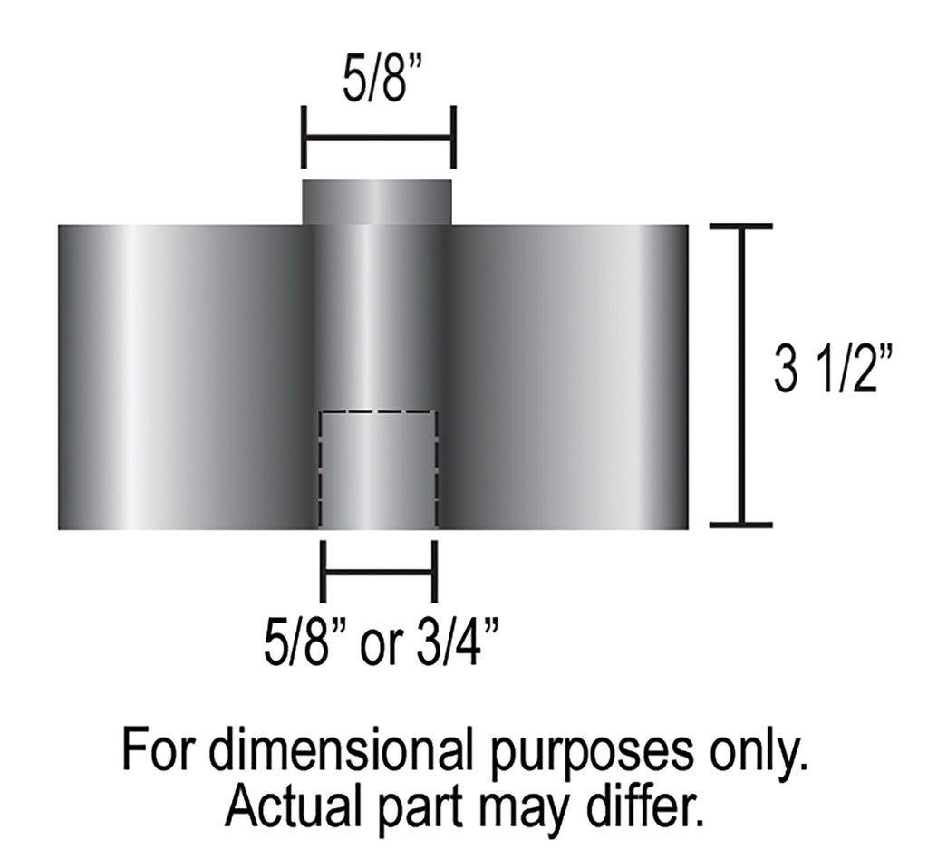 Derale 31553 3 1/2" Aluminum Belt Fan Spacer for Select American Motors Ambassador, American Motors Concord, American Motors Eagle, American Motors Gremlin, American Motors Hornet, American Motors Javelin, American Motors Matador, American Motors Pacer,