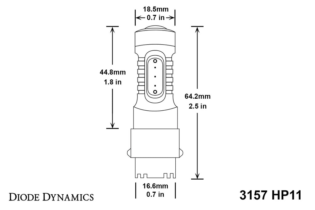Diode Dynamics DD0050S Direct replacement for your factory bulb.