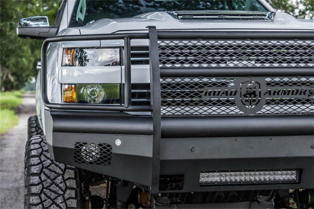 Road Armor 315VF6B Vaquero Non-Winch Front Bumper for Select Chevrolet Silverado HD, Chevrolet Silverado HD