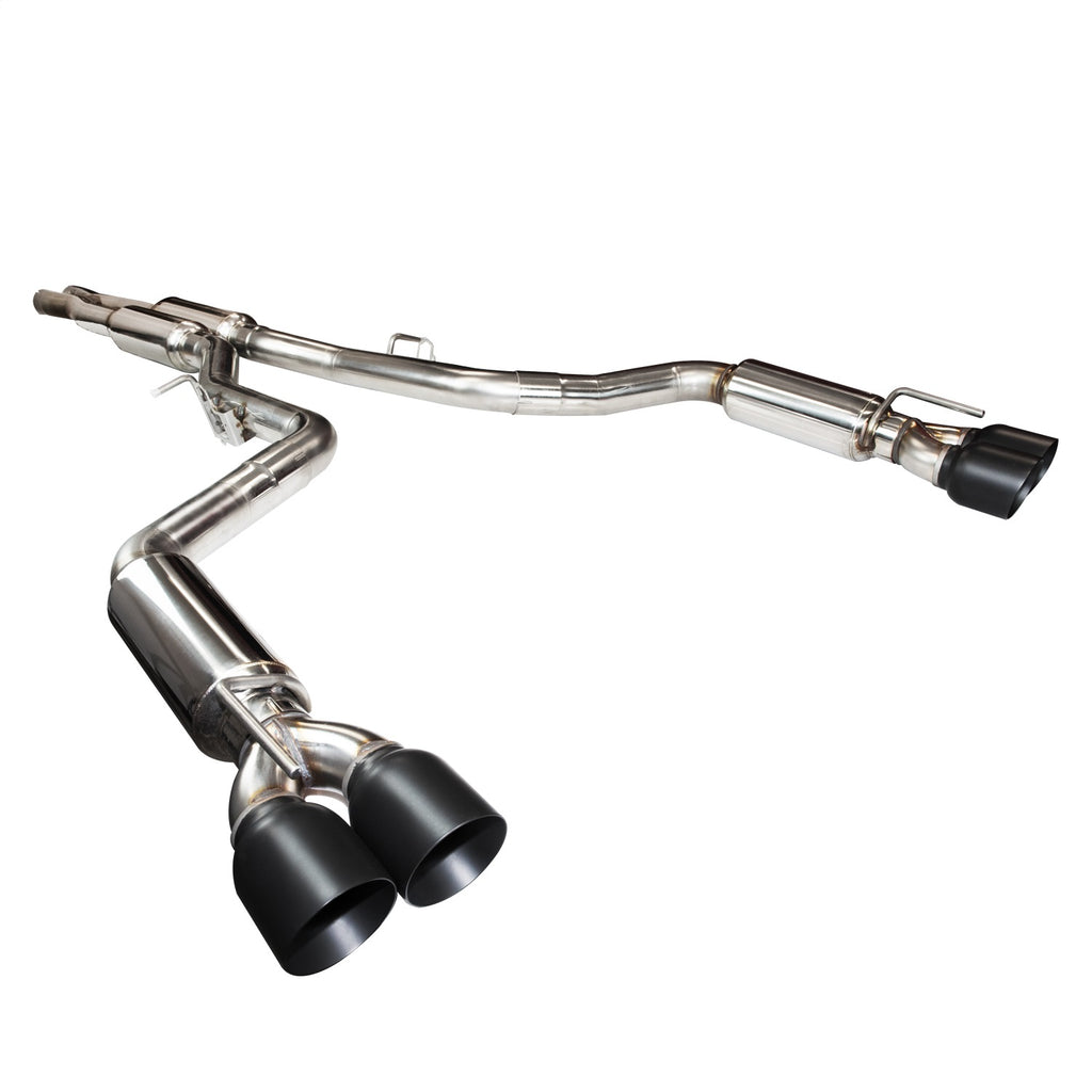 Kooks Custom Headers 31634310 3in. SS Connection-Back Exhaust w/Black Tips. 2015-2020 Challenger Hellcat 6.2L. for Select Dodge Challenger