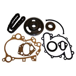 Crown Automotive Jeep Replacement 3185270K Timing Chain Kit for 1971-1979 Jeep CJs, SJ, J-Series, C104 w/ 8 Cylinder Engine for Select Jeep CJ5, Jeep CJ6, Jeep CJ7, Jeep Cherokee, Jeep Commando, Jeep Grand Wagoneer, Jeep J-100, Jeep J-2500, Jeep J-2600,