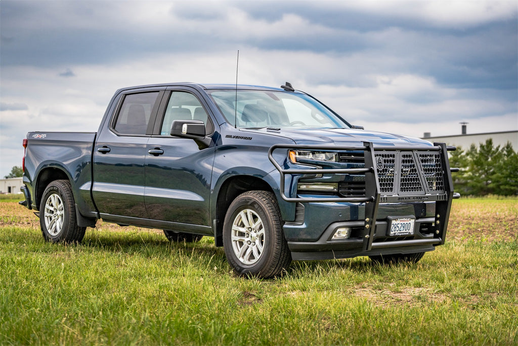 Road Armor 3191-BRSH Vaquero Grille Guard for Select Chevrolet Silverado