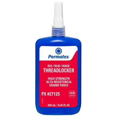 Permatex 27125 Red High Strength 271 Threadlocker - 250mL