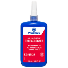 Load image into Gallery viewer, Permatex 27125 Red High Strength 271 Threadlocker - 250mL
