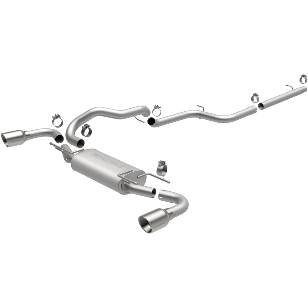 MagnaFlow Exhaust Products 15146 Street Series Polished Cat-Back System for Select Mazda 3