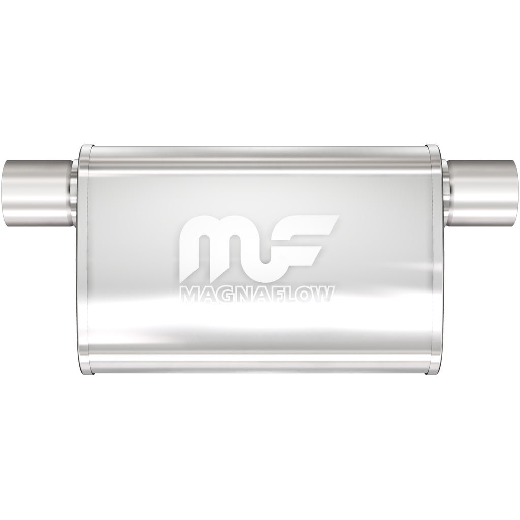 MagnaFlow Exhaust Products 11376 Straight-Through Performance Muffler; 2.5in. Offset Same Side; 4x11x9 Body