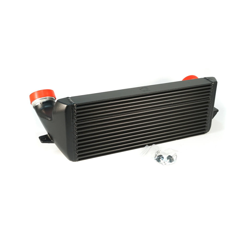 ~(32-Lbs.-30X12x12)~-Bmw-E90--E91--E92--E93-335I(Xi)-High-Performance-Stepped-Core-BarPlate-Intercooler-(Also-Fits-E82--E88-135I-E82-M-Coupe-E84-X1-35Ix-E89-Z4-35I(S)-Roadster)(Black)