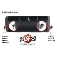 Load image into Gallery viewer, ~(32-Lbs.-30X12x12)~-Bmw-E90--E91--E92--E93-335I(Xi)-High-Performance-Stepped-Core-BarPlate-Intercooler-(Also-Fits-E82--E88-135I-E82-M-Coupe-E84-X1-35Ix-E89-Z4-35I(S)-Roadster)(Black)