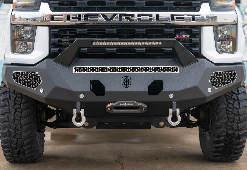 Road Armor 3202EF3B Evolution Front Bumper for Select Chevrolet Silverado HD, Chevrolet Silverado HD