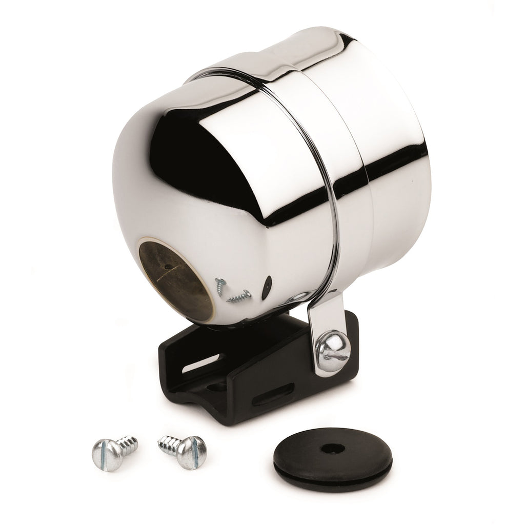 AutoMeter 3203 GAUGE MOUNT, 2 5/8", PEDESTAL W/ CHROME CUP, FOR MECH. GAUGE