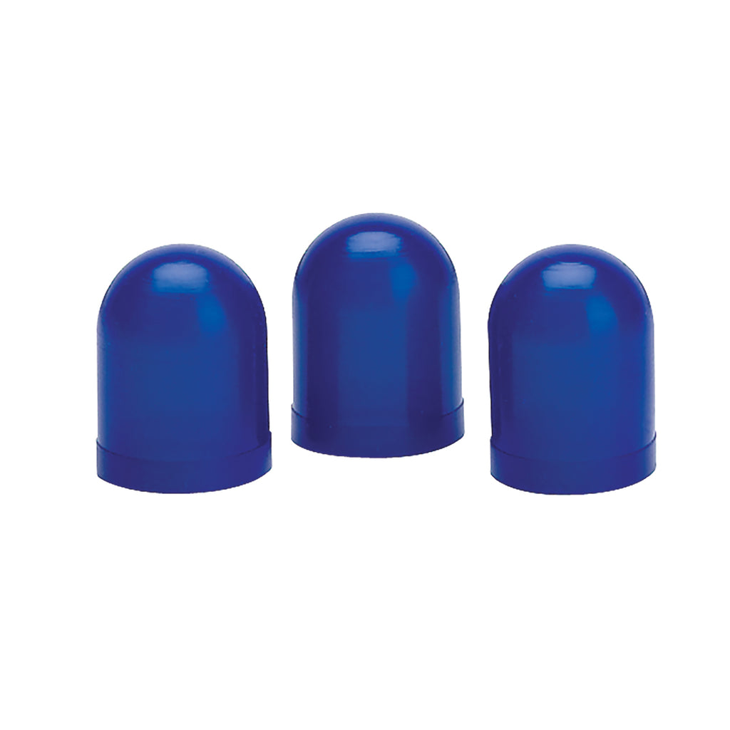 AutoMeter 3207 LIGHT BULB BOOTS, BLUE, QTY. 3