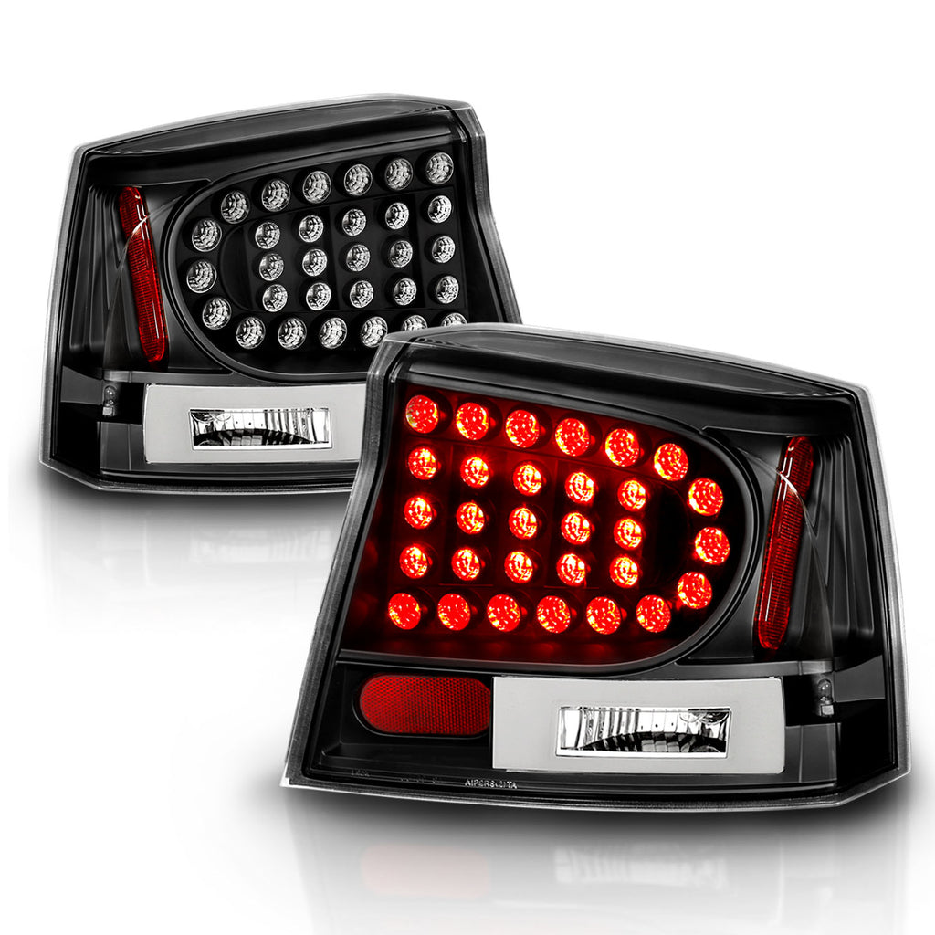 ANZO USA 321014 Tail Light Assembly for Select Dodge Charger