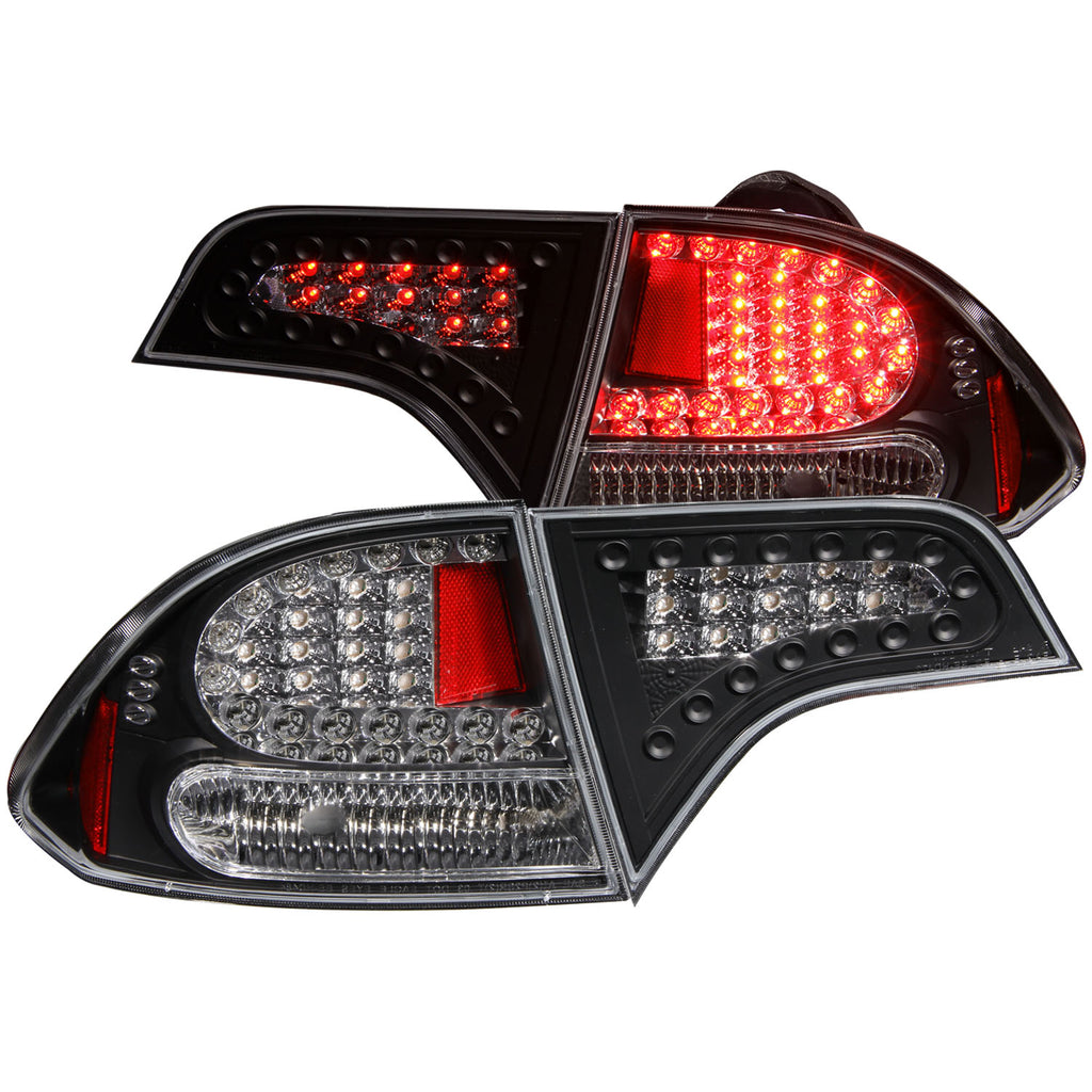 ANZO USA 321152 Tail Light Assembly for Select Honda Civic