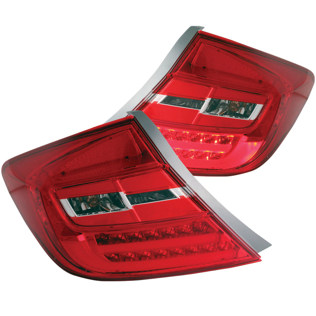 ANZO USA 321304 Tail Light Assembly for Select Honda Civic