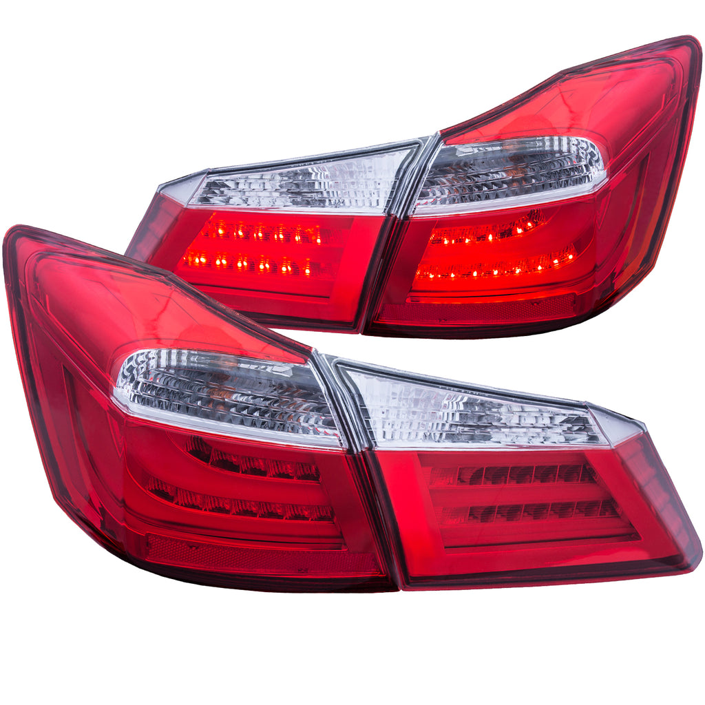 ANZO USA 321316 Tail Light Assembly for Select Honda Accord