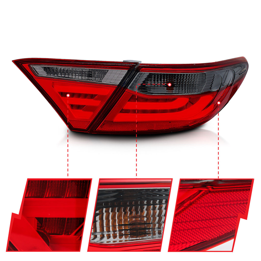ANZO USA 321336 Tail Light Assembly for Select Toyota Camry