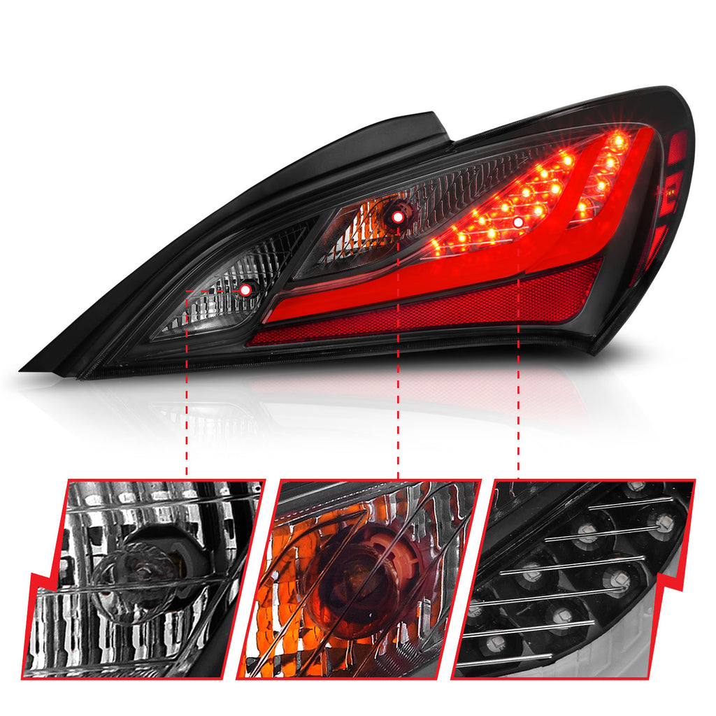 ANZO USA 321347 ANZO USA Led Taillights for Select Hyundai Genesis Coupe