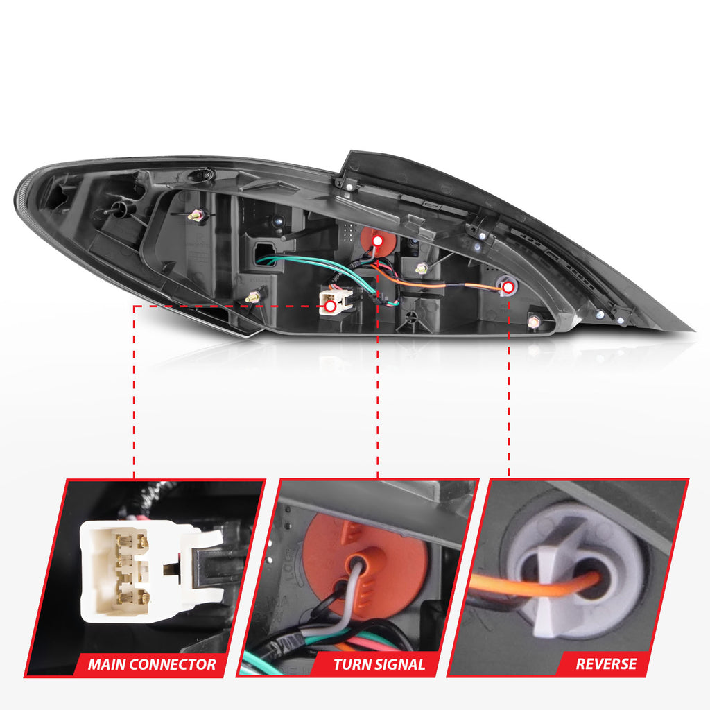 ANZO USA 321347 ANZO USA Led Taillights for Select Hyundai Genesis Coupe