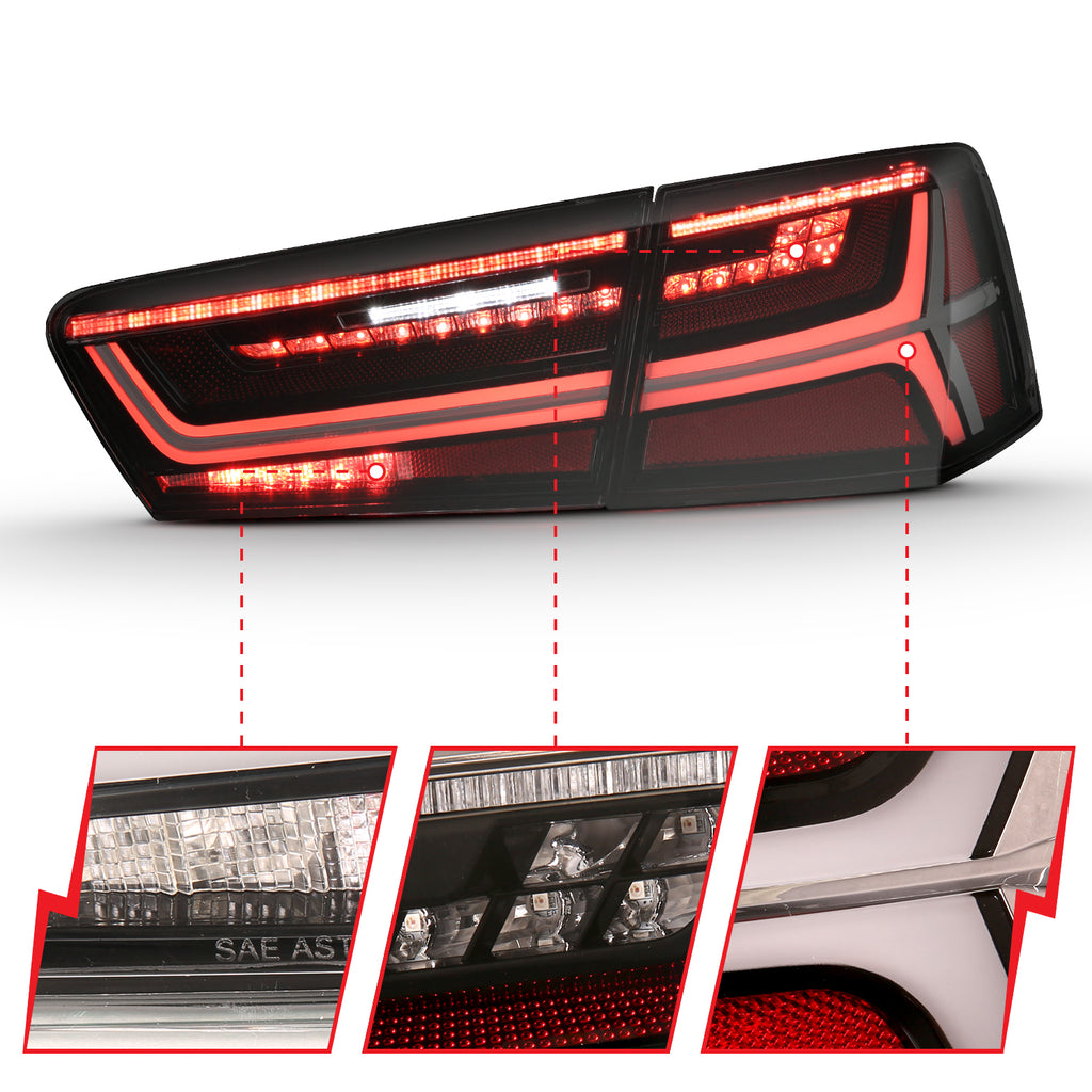 ANZO USA 321351 LED Tail Lights for Select Audi A6, Audi A6 Quattro, Audi S6