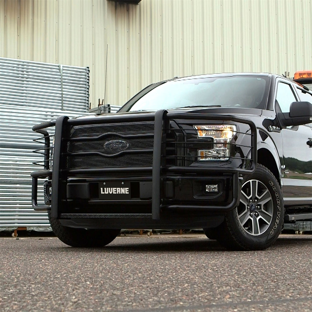 Luverne 321523-321520 LUVERNE 321523-321520 Prowler Max Custom Black Steel Truck Grille Guard; Select for Select Ford F-150