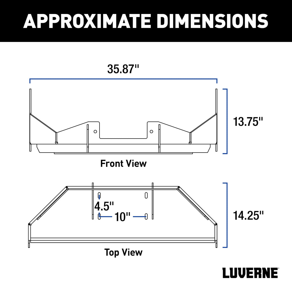Luverne 321526 Prowler Max Winch Mounting Platform; 16;500 lbs; Select Ford F-150 - Truck Part Superstore