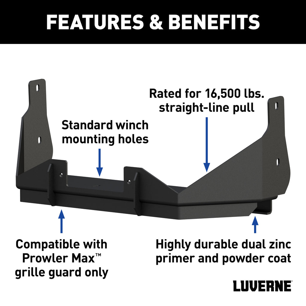 Luverne 321526 Prowler Max Winch Mounting Platform; 16;500 lbs; Select Ford F-150 - Truck Part Superstore